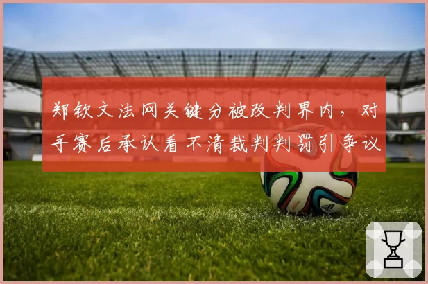 郑钦文法网关键分被改判界内，对手赛后承认看不清裁判判罚引争议